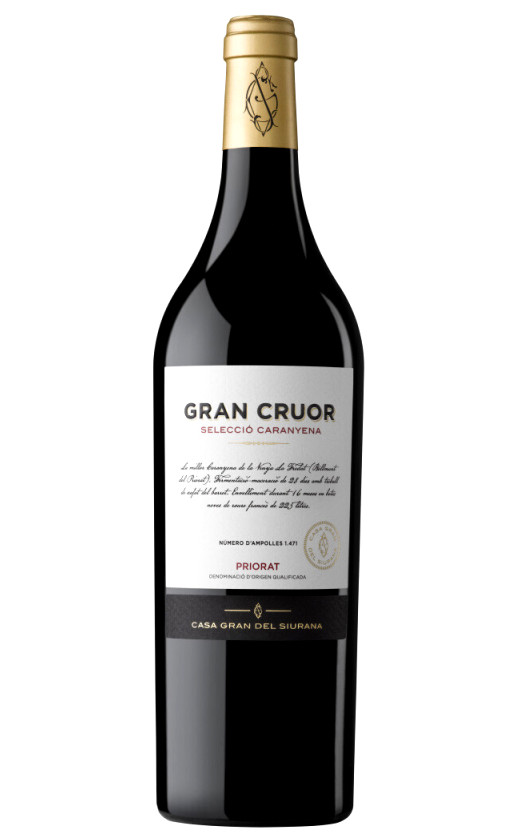 Wine Casa Gran Del Siurana Gran Cruor Seleccio Caranyena Priorat 2014
