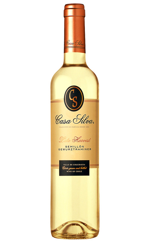 Вино Casa Silva Late Harvest Semillon-Gewurztraminer 2015