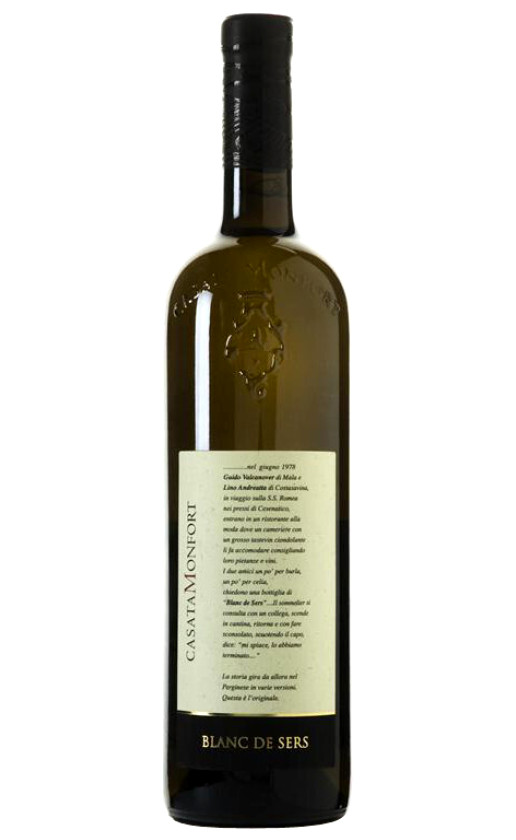 Вино Casata Monfort Blanc de Sers 2014