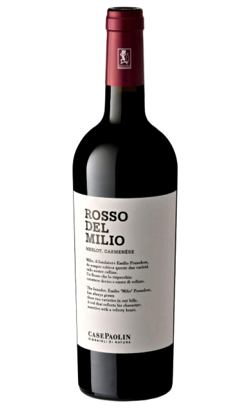 Вино Case Paolin Rosso del Milio 2018
