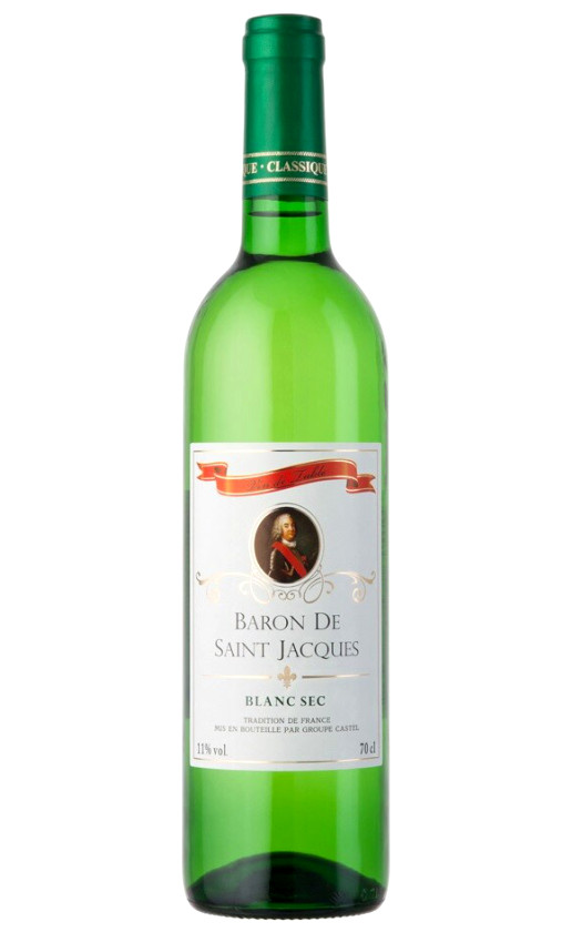 Вино Castel Groupe Baron De Saint Jacgues Blanc Sec