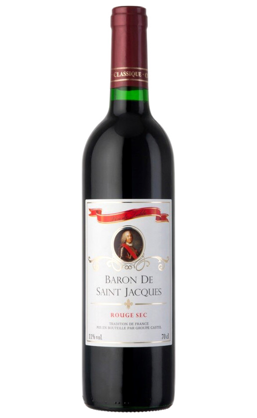 Вино Castel Groupe Baron De Saint Jacgues Rouge Sec
