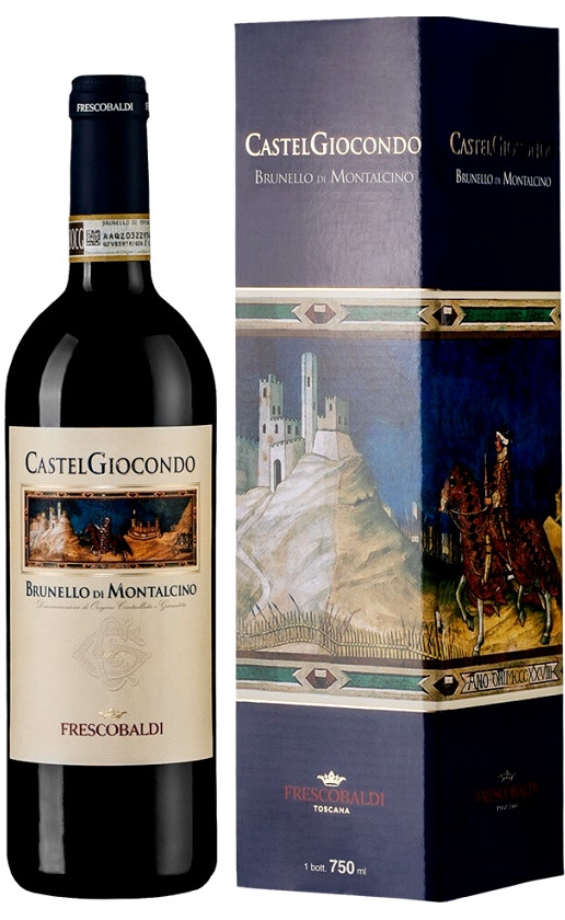 Вино Castelgiocondo Brunello di Montalcino 2015 gift box