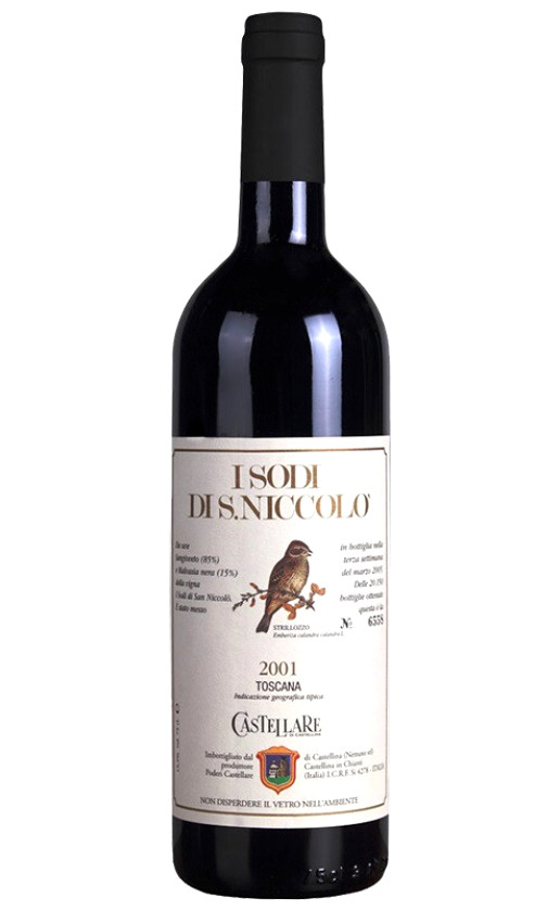 Вино Castellare di Castellina I Sodi di San Niccolo Toscana 2001