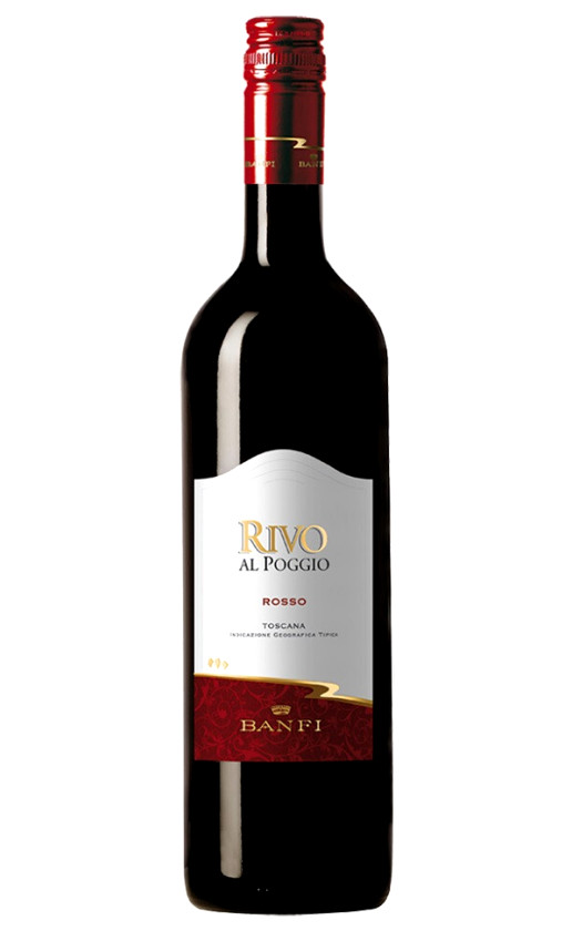 Wine Castello Banfi Rivo Al Poggio Rosso Toscana 2015