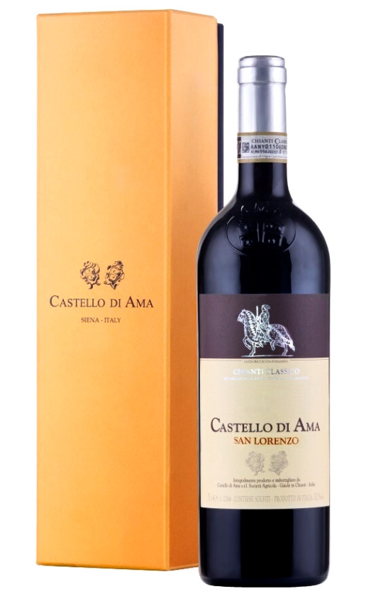 Вино Castello di Ama San Lorenzo Chianti Classico Gran Selezione 2017 gift box