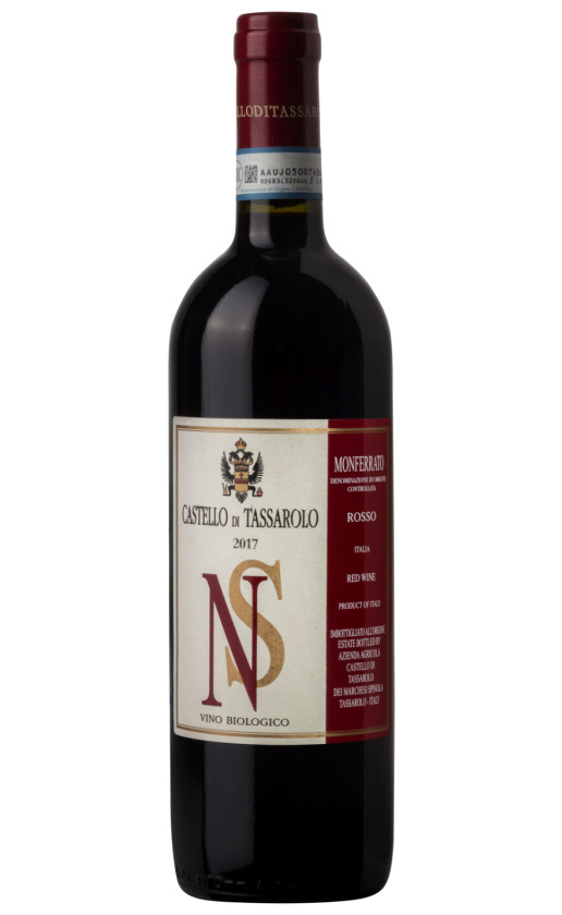 Wine Castello Di Tassarolo Monferrato Rosso No Sulphites 2017