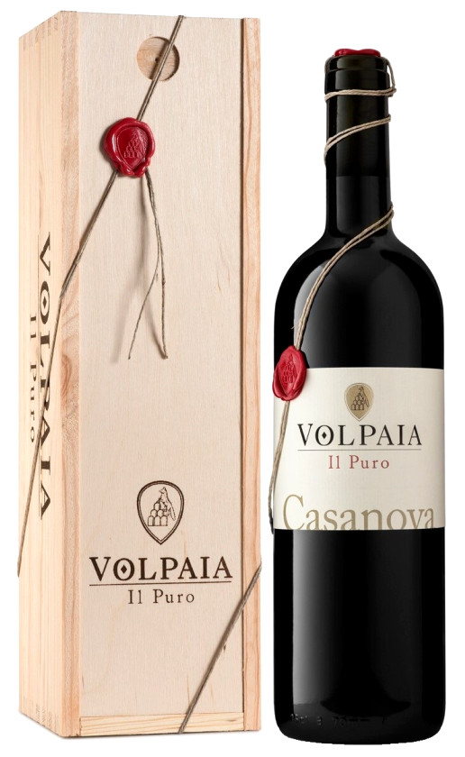 Вино Castello di Volpaia Il Puro Casanova Chianti Classico Riserva 2013 wooden box