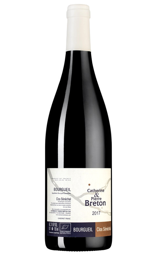 Wine Catherine Pierre Breton Bourgueil Clos Senechal 2017