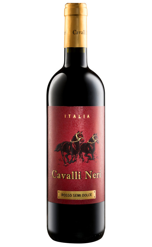 Wine Cavalli Neri Rosso Semi Dolce