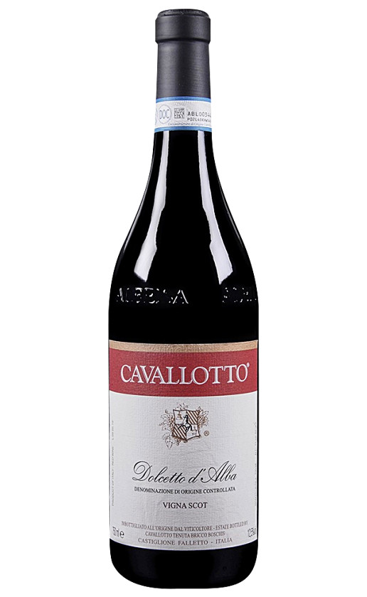 Wine Cavallotto Dolcetto Dalba Vigna Scot