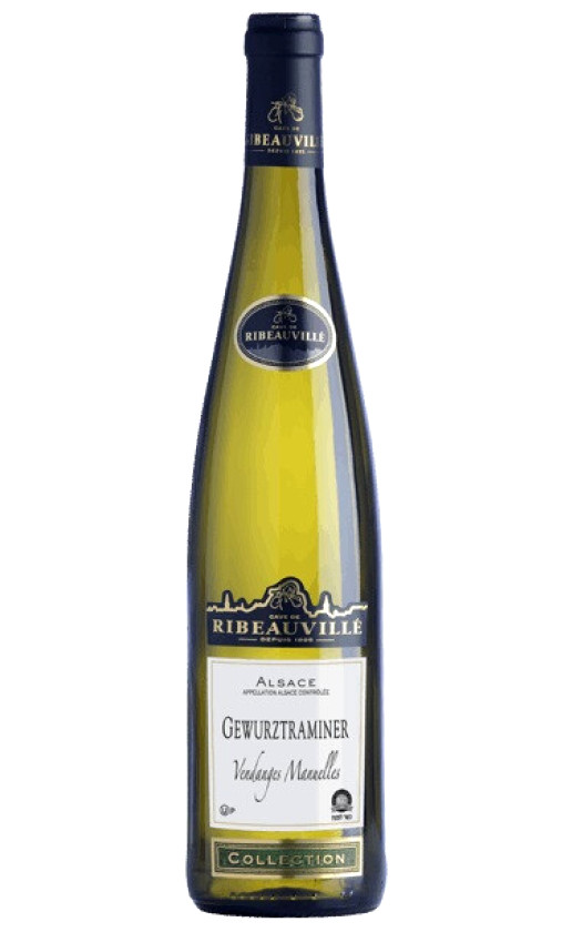 Вино Cave de Ribeauville Gewurztraminer Vendanges Manuelles Alsace 2019