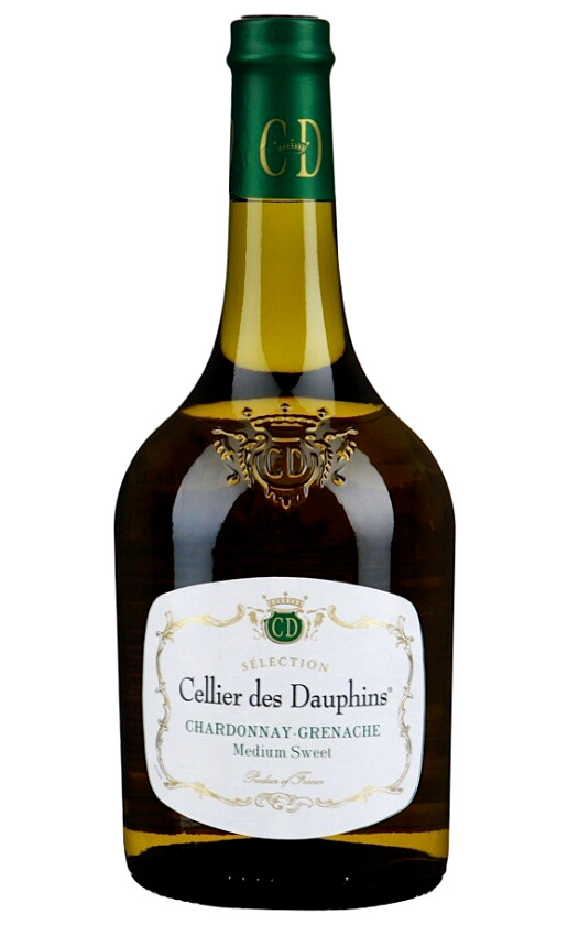Вино Cellier des Danphins Chardonnay-Grenache medium sweet