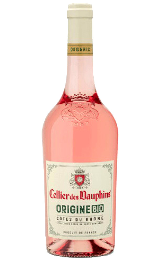Wine Cellier Des Dauphins Origine Bio Rose Cotes Du Rhone 2018