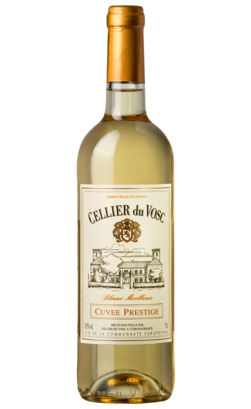 Wine Cellier Du Vosc Cuvee Prestige Blanc Moelleux