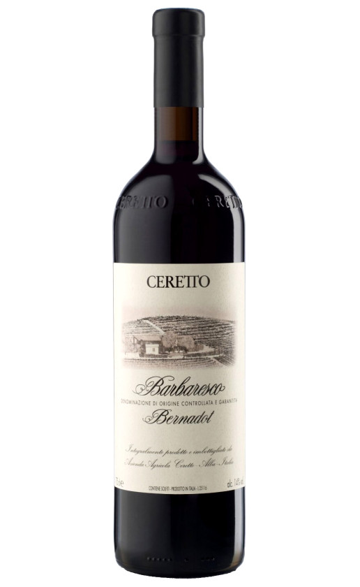 Вино Ceretto Barbaresco Bernardot 2016