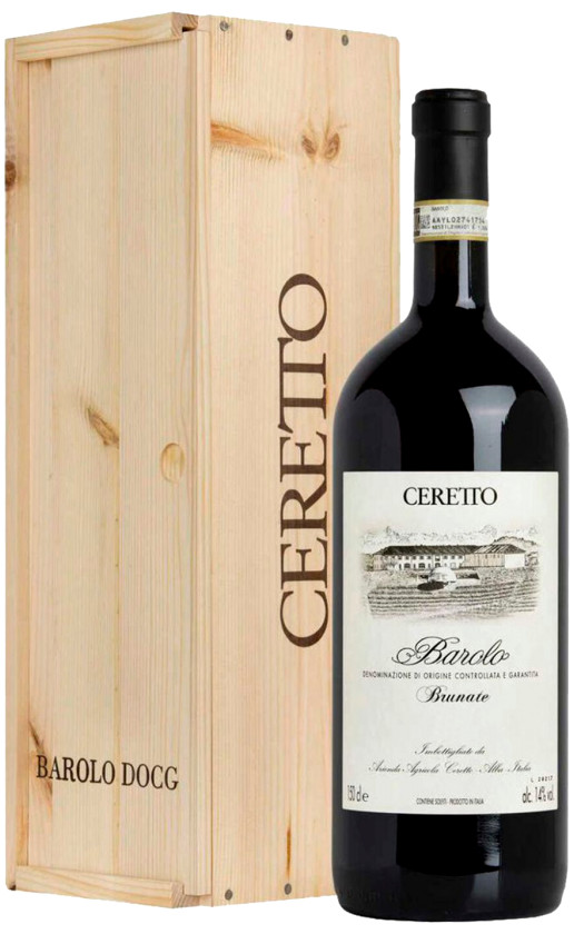 Wine Ceretto Barolo Brunate 2015 Wooden Box
