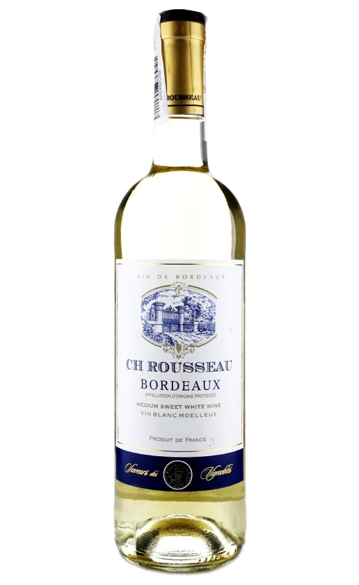 Wine Ch Rousseau White Medium Sweet Bordeaux