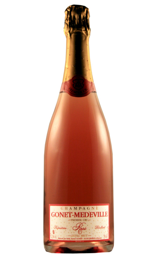 Вино Champagnes Gonet-Medeville Extra Brut Rose Premier Cru