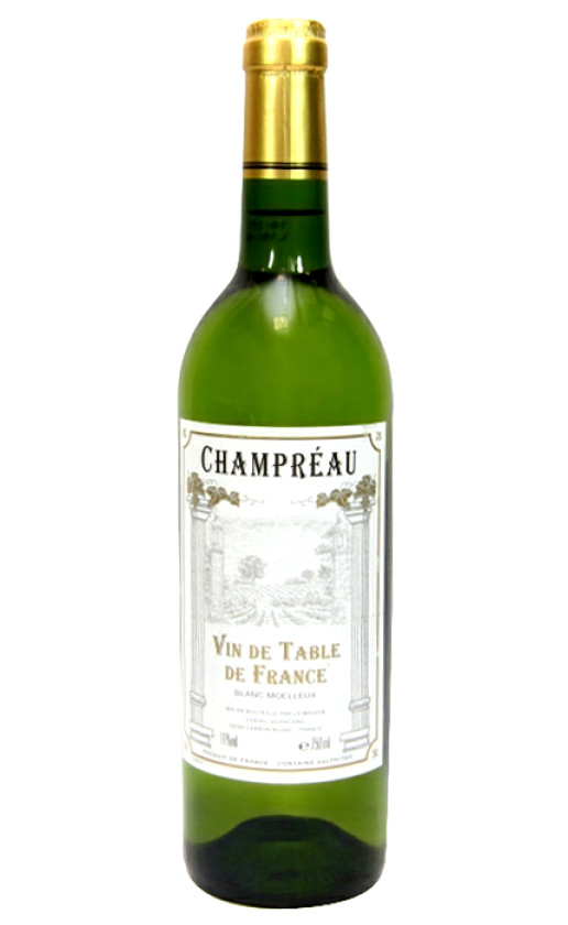Wine Champreau White Semi Sweet