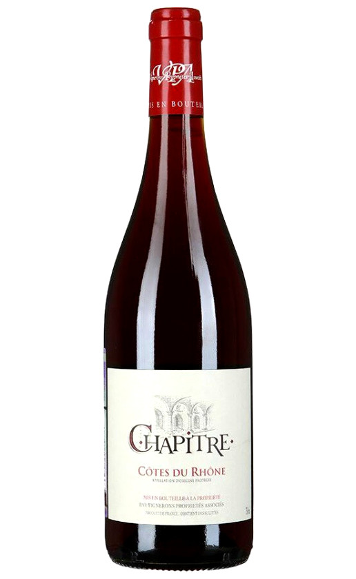 Wine Chapitre Rouge Cotes Du Rhone