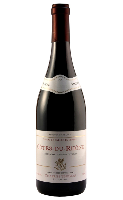 Вино Charles Thomas Cotes du Rhone 2012