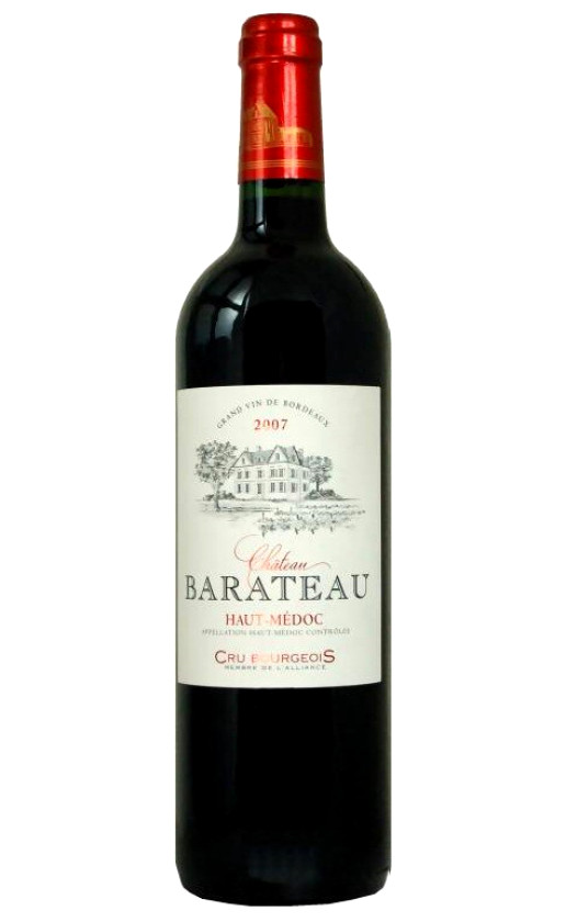 Вино Chаteau Barateau Haut-Medoc 2007