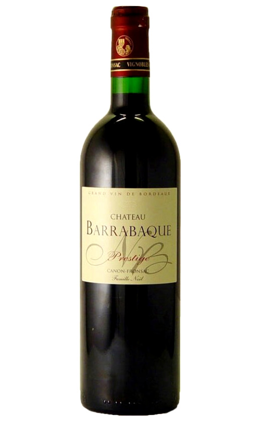 Wine Chateau Barrabaque Cuvee Prestige
