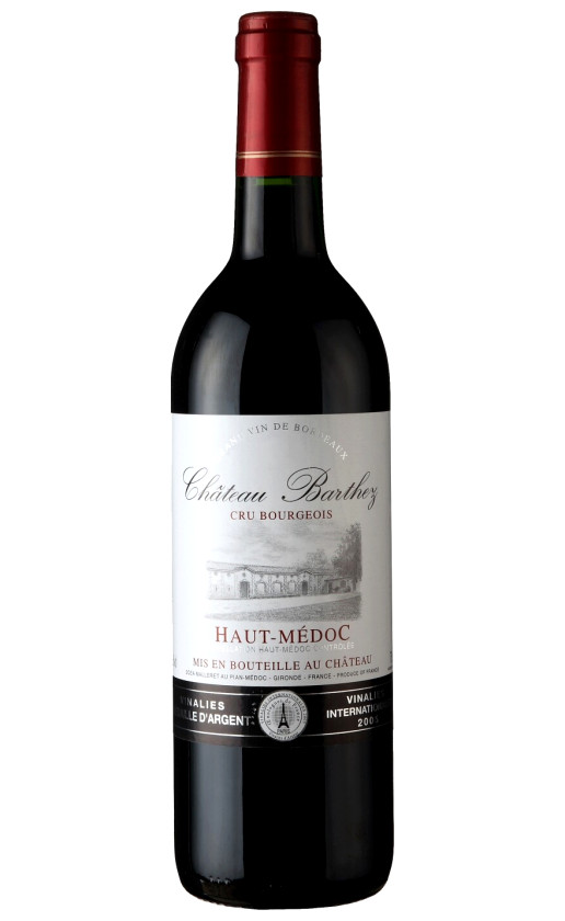 Вино Chateau Barthez Haut-Medoc 2008