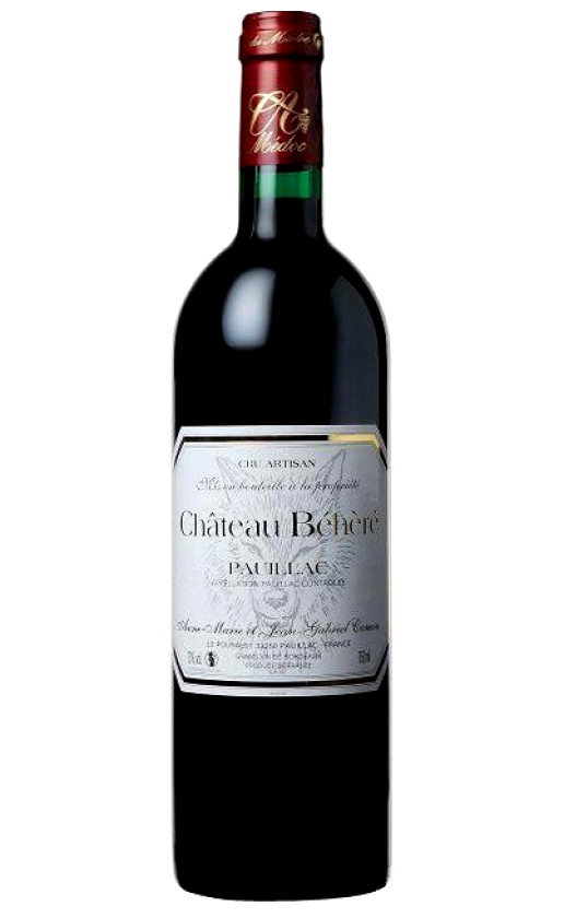 Вино Chateau Behere Pauillac 2005