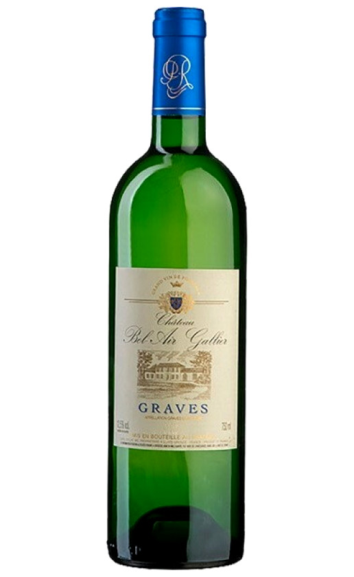 Wine Chateau Bel Air Gallier Blanc Graves 2014