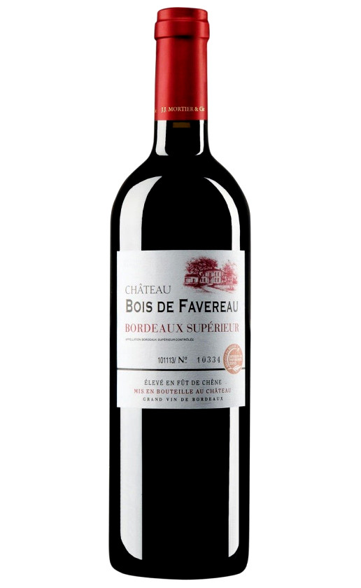 Wine Chateau Bois De Favereau Bordeaux Superieur 2009