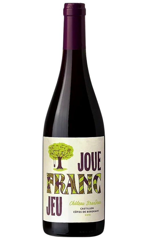 Вино Chateau Brandeau Joue Franc Jeu Castillon Cotes de Bordeaux 2019