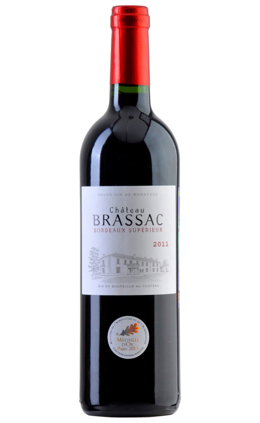 Wine Chateau Brassac Bordeaux Superieur 2011