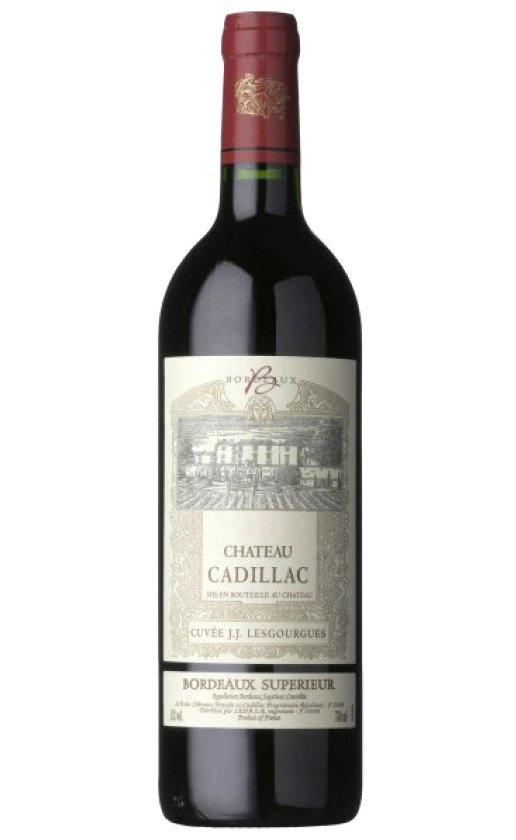 Wine Chateau Cadillac Cuvee Jj Lesgourgues Bordeaux Superieur 2008