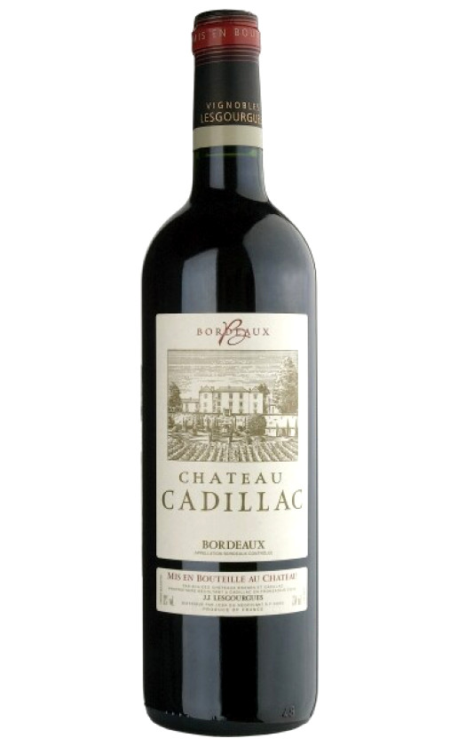 Вино Chateau Cadillac Rouge Bordeaux 2007