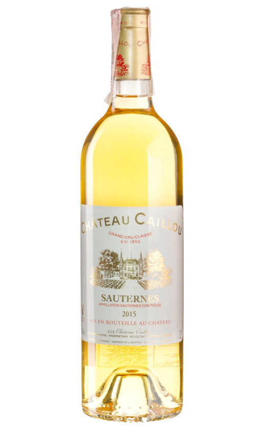 Wine Chateau Caillou Sauternes 2015