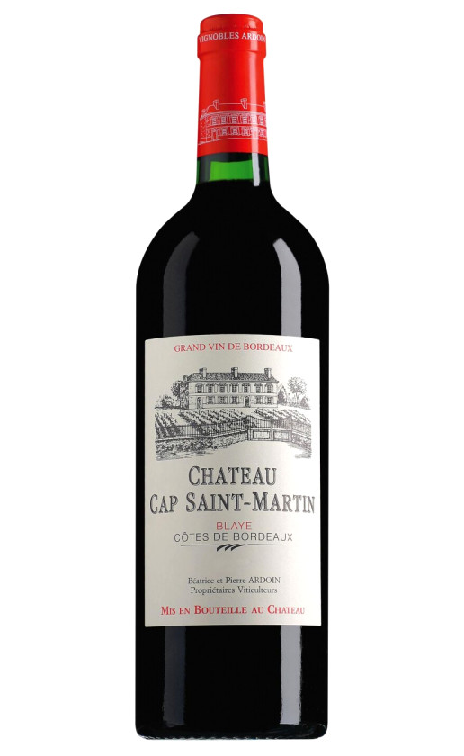 Wine Chateau Cap Saint Martin Blaye Cotes De Bordeaux 2014