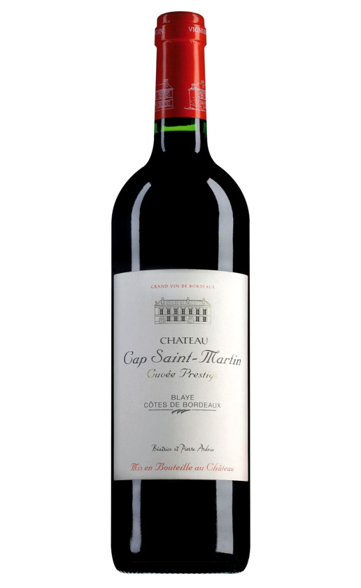 Вино Chateau Cap Saint-Martin Cuvee Prestige Blaye Cotes de Bordeaux 2011