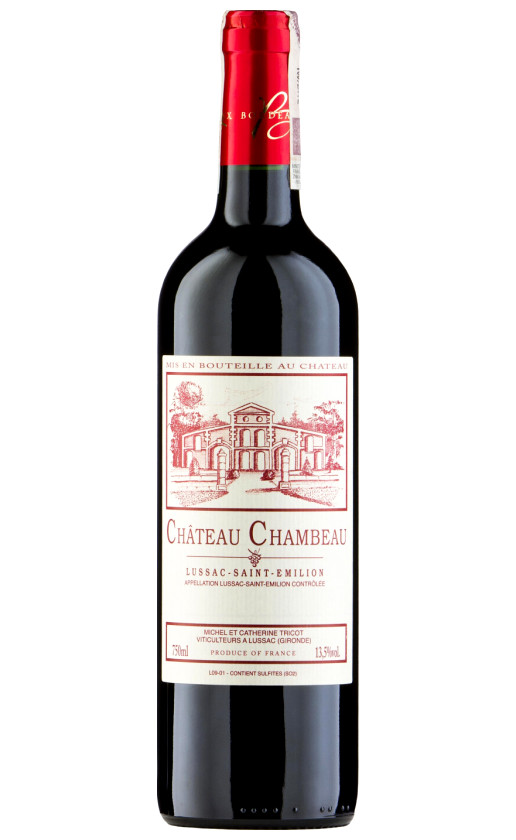Вино Chateau Chambeau Lussac-Saint-Emilion