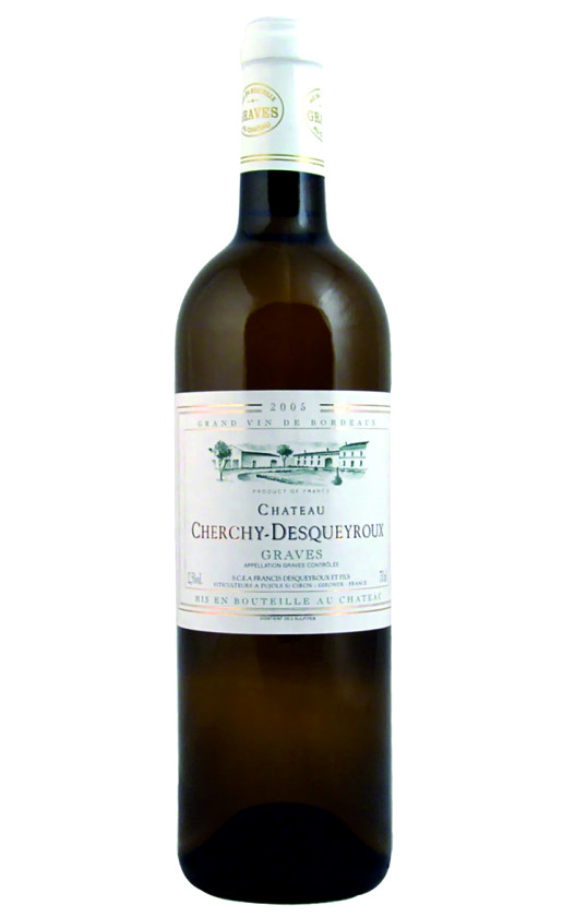 Wine Chateau Cherchy Desqueyroux Blanc Graves 2005