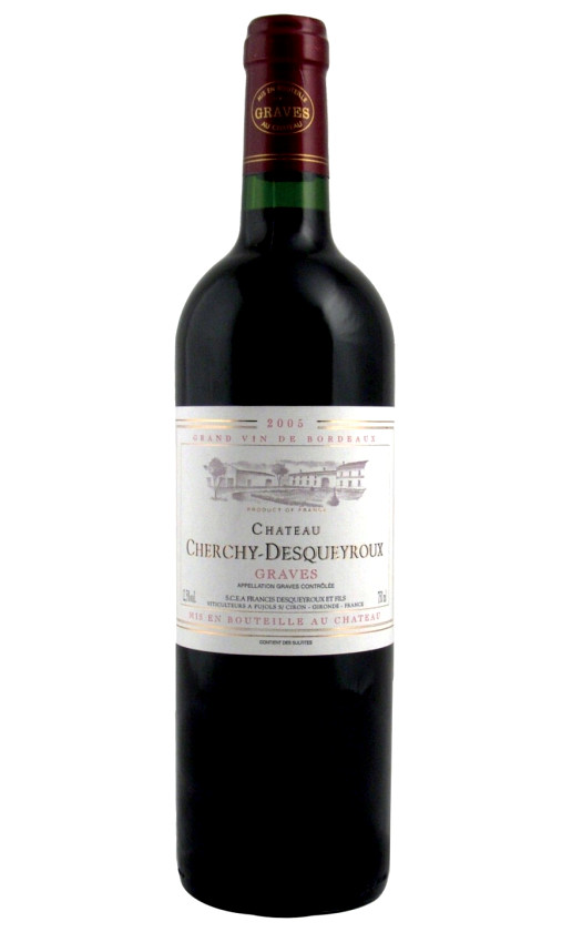 Wine Chateau Cherchy Desqueyroux Cuvee Prestige 2005