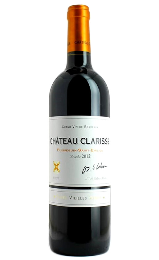 Wine Chateau Clarisse Vieilles Vignes Puisseguin Saint Emilion 2012