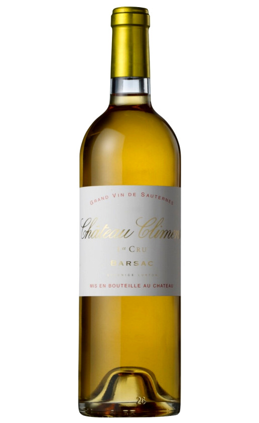Wine Chateau Climens Barsac Sauternes 1 Er Cru 2000