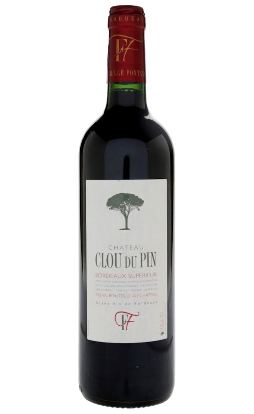 Вино Chateau Clou du Pin Bordeaux Superieur 2012