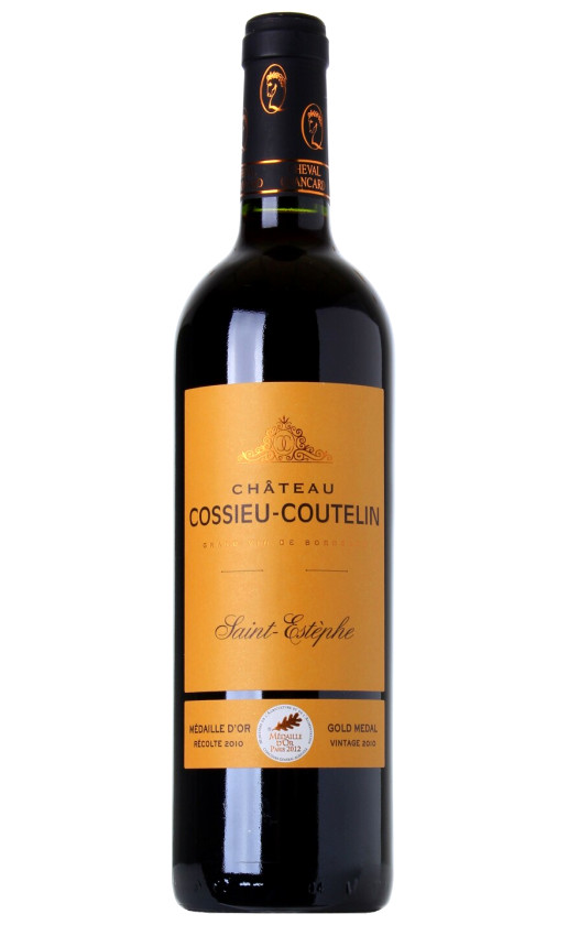 Wine Chateau Cossieu Coutelin Saint Estephe 2015