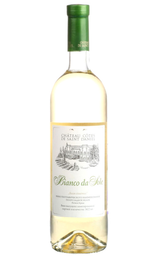 Wine Chateau Cotes De Saint Daniel Bianco Da Sole