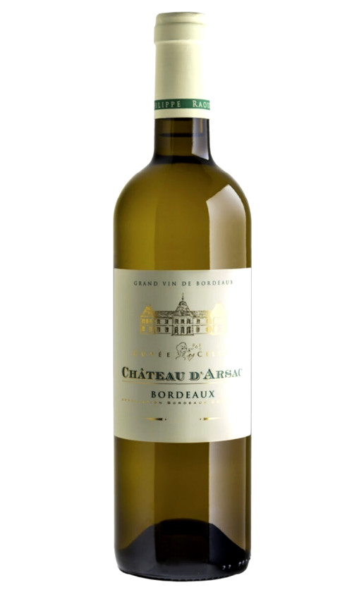 Chateau d'Arsac Cuvee Celine Bordeaux Blanc 2016