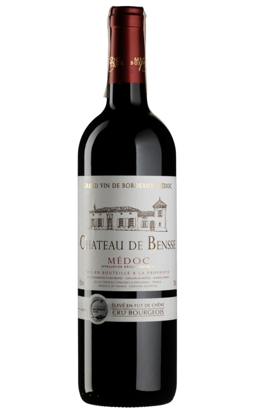 Wine Chateau De Bensse Medoc