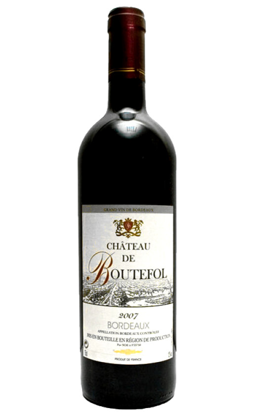 Wine Chateau De Boutefol Bordeaux 2007